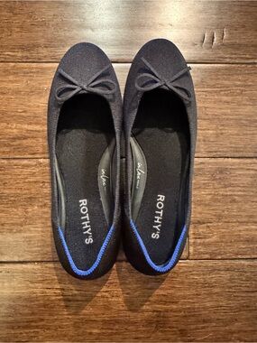 Rothy's Black Ballet Flats 8.5
